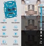 DUO LED Dimmer | Mat Witte Afdekplaat | 2x0.3-200 Watt | ION INDUSTRIES