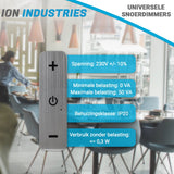 Universele LED Snoerdimmer | RVS Wit | 0.3-50 Watt | ION INDUSTRIES