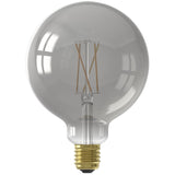 Calex Smart LED Filament Smokey Globe-lamp G125 E27 220-240V 7W 400lm 1800-3000K,  Golden cap, energy label A