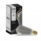 Calex Smart LED Filament Smokey Rustic-lamp ST64 E27 220-240V 7W 400lm 1800-3000K, Golden cap, energy label A