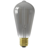 Calex Smart LED Filament Smokey Rustic-lamp ST64 E27 220-240V 7W 400lm 1800-3000K, Golden cap, energy label A