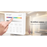 Afstandsbediening - Mi-light - 4 Zone - RGB + W - Batterijen