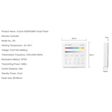 Afstandsbediening - Mi-light - 4 Zone - RGB + W - Batterijen