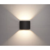LED Wandlamp - Denver - Zwart - 6W - IP65 - Dimbaar - 3000K