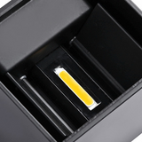 LED wandlamp Kansas Zwart 2x3 Watt 3000K Dimbaar tweezijdig oplichtend Kubus IP65