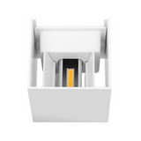 Wandlamp - Led Cube Light - 2x3W - Dimbaar - Wit - 3000K