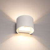 LED Wandlamp - Denver - Wit - 6W - IP65 - Dimbaar - 3000K