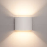 LED Wandlamp - Denver - Wit - 6W - IP65 - Dimbaar - 3000K