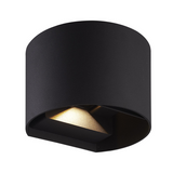 LED Wandlamp - Denver - Zwart - 6W - IP65 - Dimbaar - 3000K
