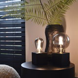 Calex Smart LED Filament Smokey Globe-lamp G125 E27 220-240V 7W 400lm 1800-3000K,  Golden cap, energy label A