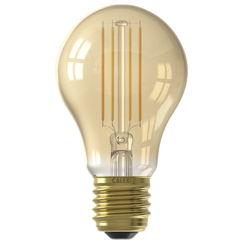 Calex Smart LED Filament Gold GLS-lamp A60 E27 220-240V 7W 806lm 1800-3000K, energy label A++