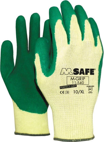 M-Safe 11-540 M-Grip Werkhandschoenen - 10/XL - Latex coating